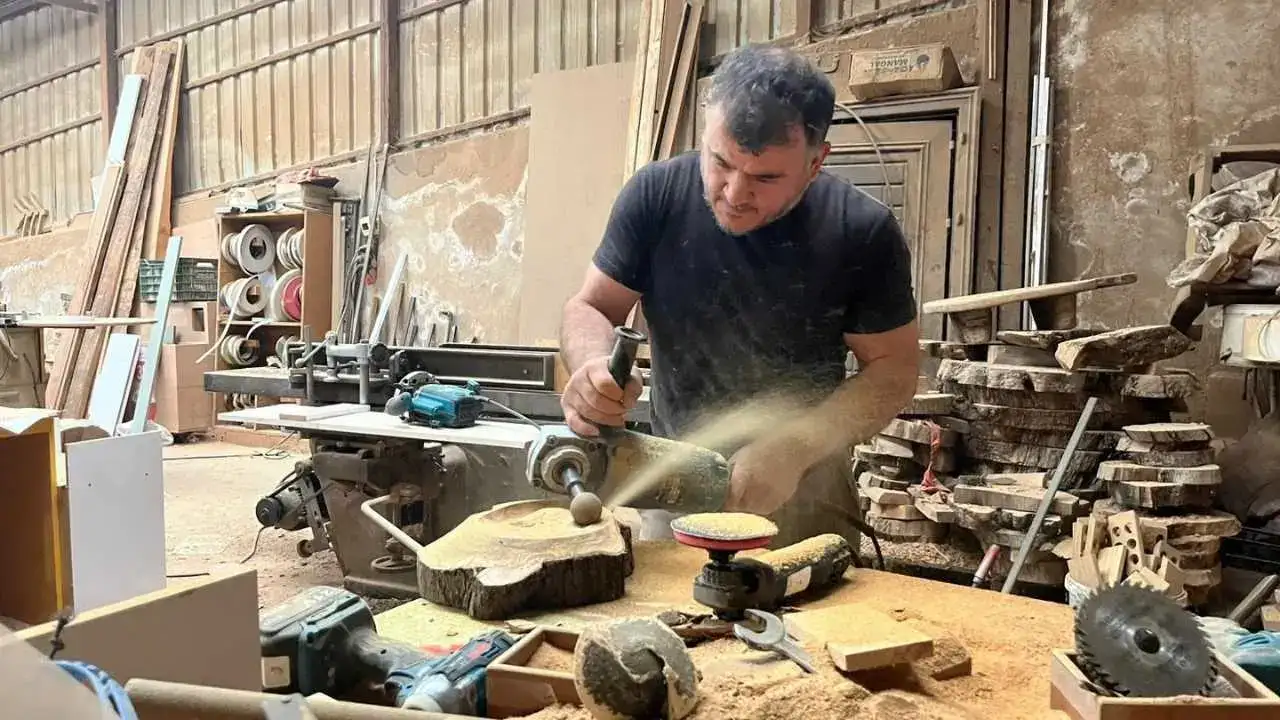 Çürümüş Zeytin Ağaçlarına Sanatla Hayat Veriyor! 1